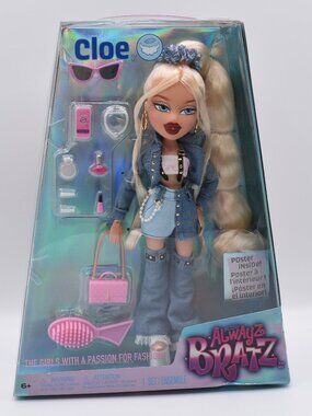 Always Bratz Cloe Fashion Doll with 10 Accessories and Poster 2023 New In Box